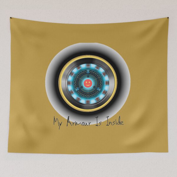 Item preview, Arc Reactor Smiley Face My Armour is Inside designed and sold by Helen Marvellous.