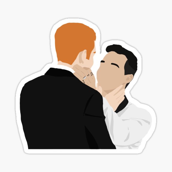 Ian et Mickey 10x12 mariage Gallavich Sticker