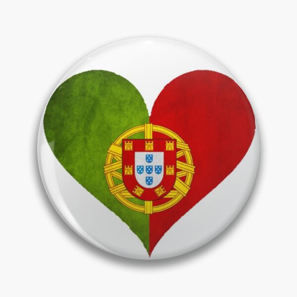 Artikelvorschau, Portugal Flagge Herz entworfen und verkauft von mattpanta.