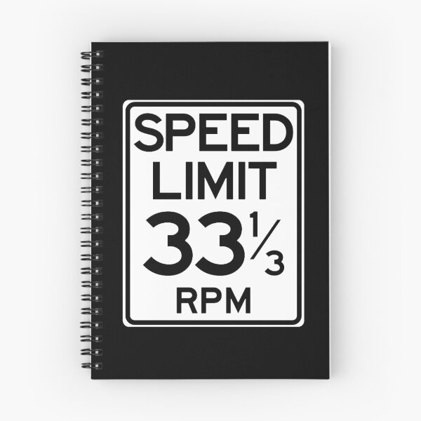 Item preview, 33 1/3 RPM Speed Limit Sign Vinyl Record Music designed and sold by WibbleDesign.