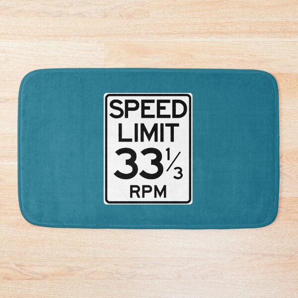 Item preview, 33 1/3 RPM Speed Limit Sign Vinyl Record Music designed and sold by WibbleDesign.