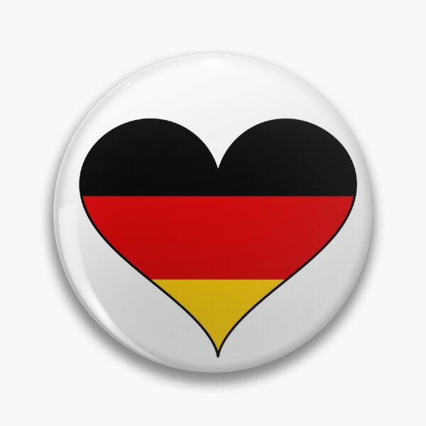 Item preview, German Heart Flag map designed and sold by mattpanta.