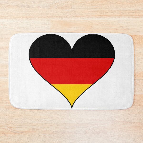 Item preview, German Heart Flag map designed and sold by mattpanta.