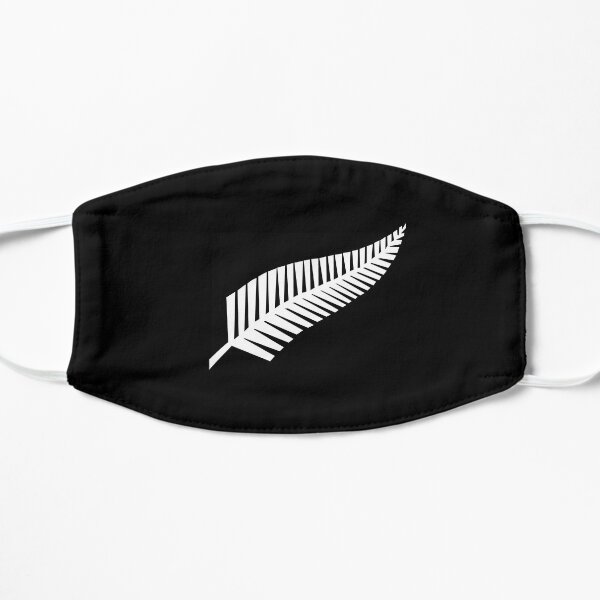 New Zealand silver fern face mask Flat Mask