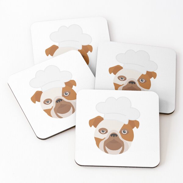 Item preview, Bulldog With Chef Hat designed and sold by sigdesign.