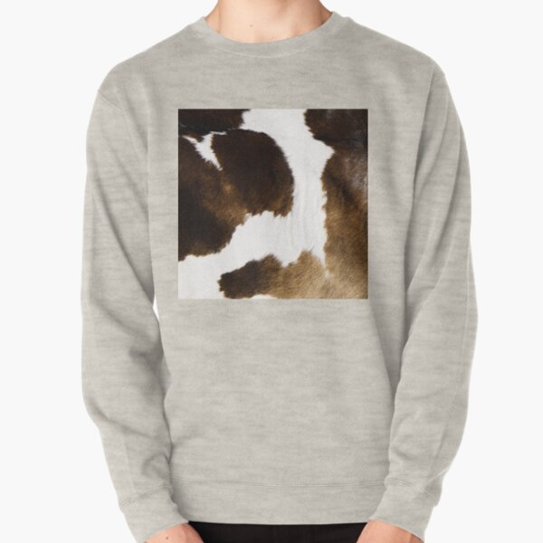 cowhide sweatshirt