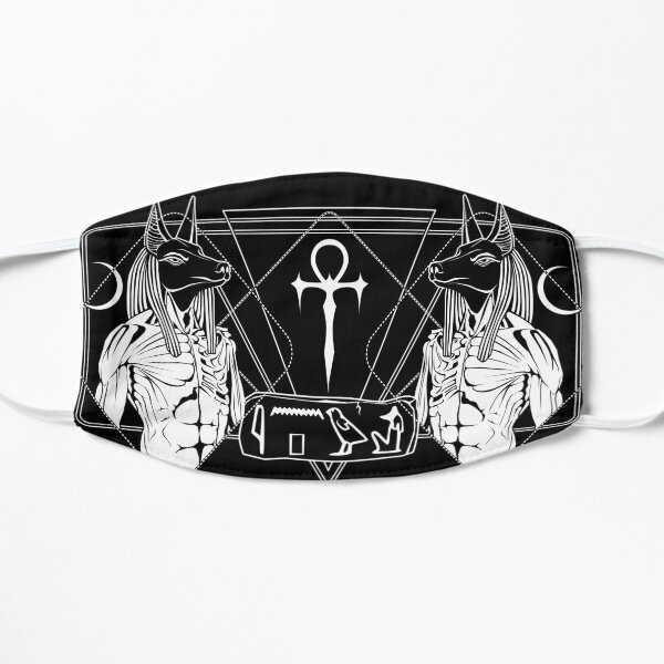 ANUBIS - God of afterlife and mummification Flat Mask