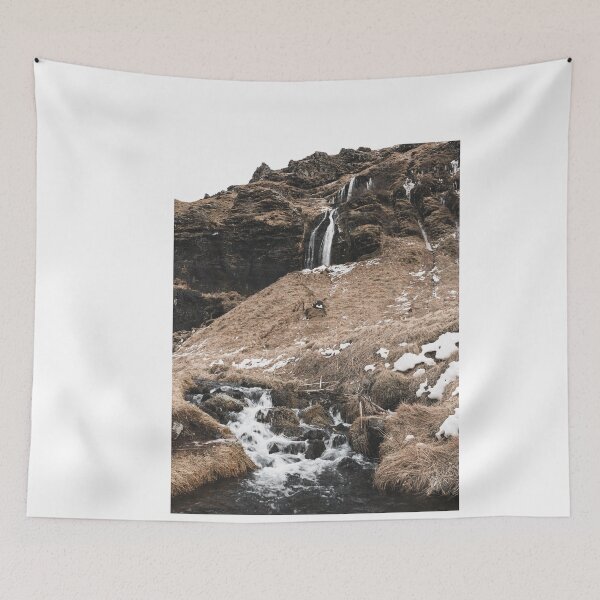 Item preview, Small stream of waterfalls close to Seljalandsfoss in Iceland designed and sold by michieldros.
