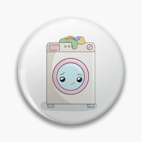 Item preview, Kawaii Washing machine  designed and sold by ValentinaHramov.