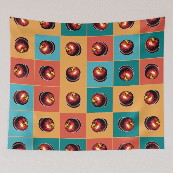 Item preview, Red apples pattern designed and sold by Gaspar Avila.
