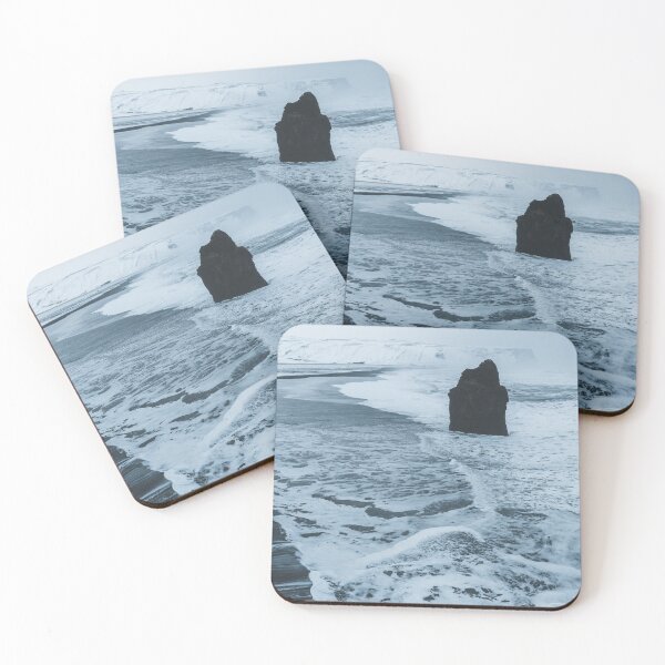 Item preview, Aerial view of Black Sand Beach (Reynisfjara Beach) in Vík í Mýrdal (Vik), Iceland designed and sold by michieldros.