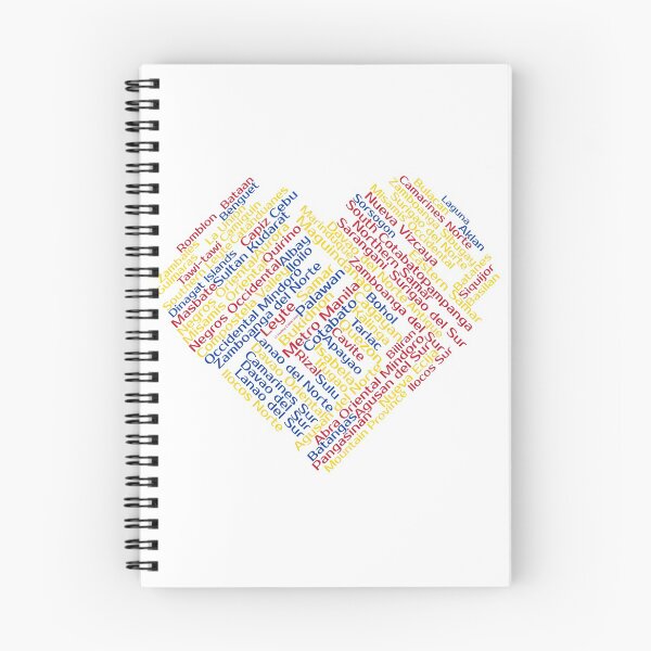 Item preview, Philippines capital and provinces in a heart designed and sold by haileyandjadey.