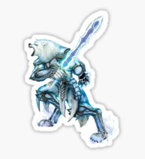 War Within Ice Wolf Sticker