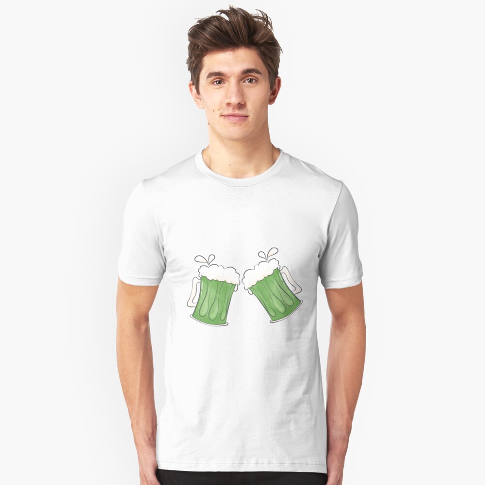Saint Patties Day Beer Slim Fit T-Shirt
