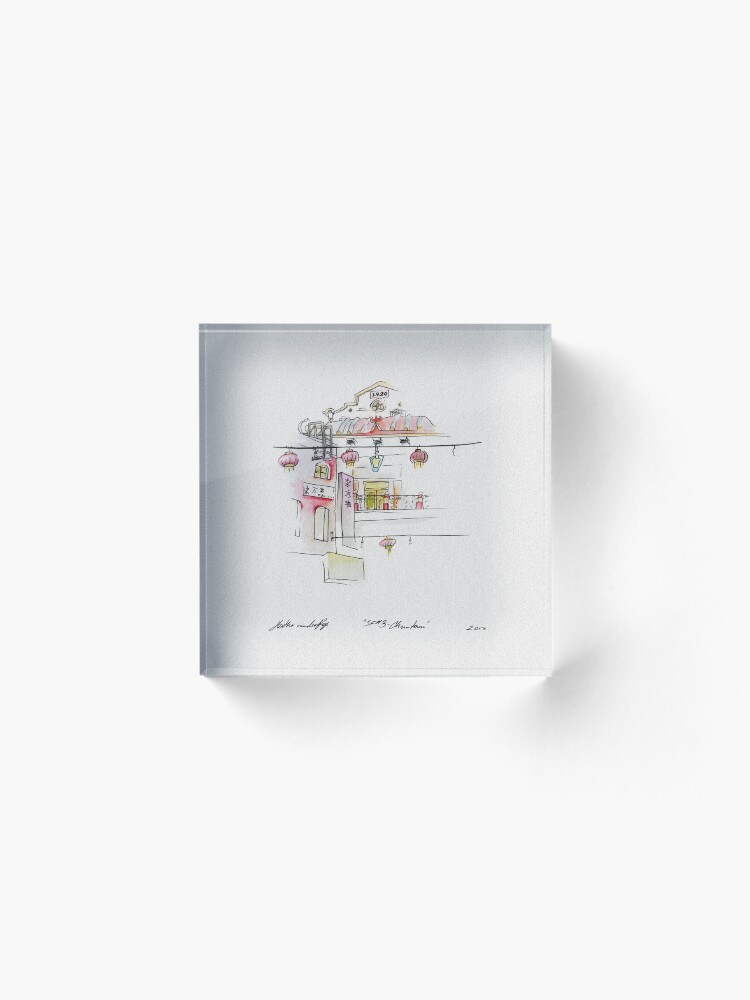 Alternate view of San Fransisco | China Town Acrylic Block
