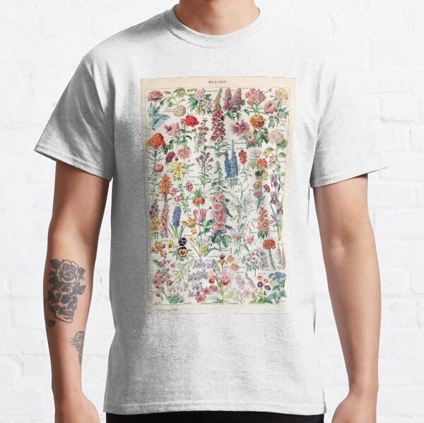 Adolphe Millot - Fleurs pour tous - French vintage poster Classic T-Shirt