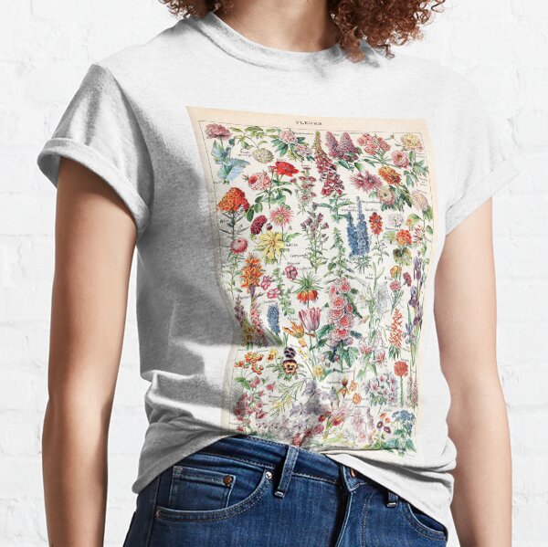 Adolphe Millot - Fleurs pour tous - French vintage poster Classic T-Shirt