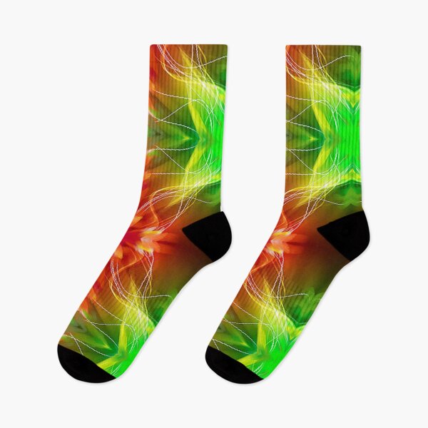 Item preview, Red, Green and Yellow Abstracto, psychedelic Arte Abstracto, abstract art design designed and sold by Adri Barnard.