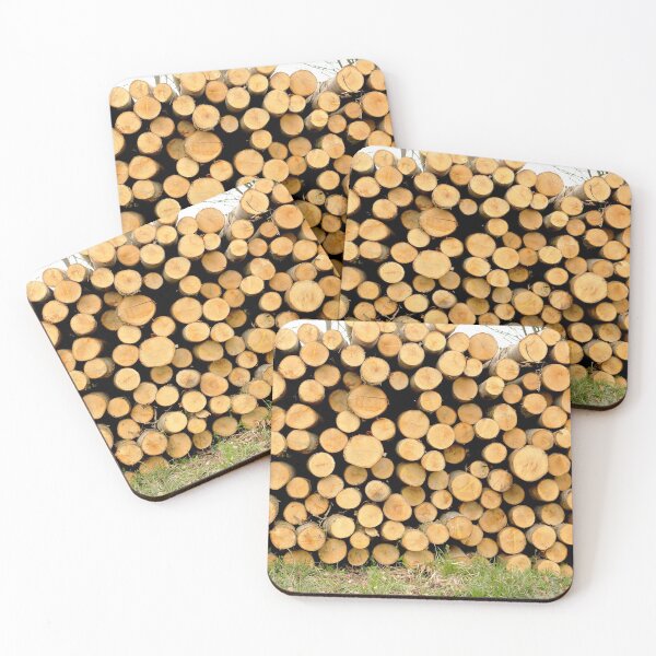 Item preview, Cut timber in a forest designed and sold by pinkal.