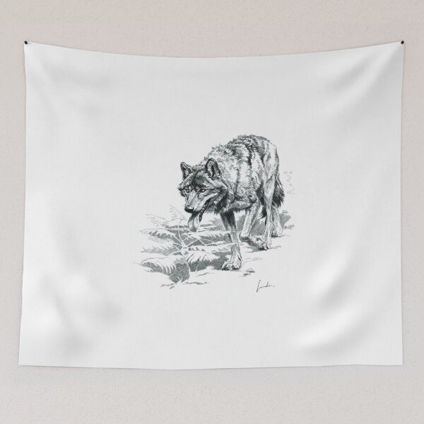 Item preview, Wolf Black and White designed and sold by SakalDesign.