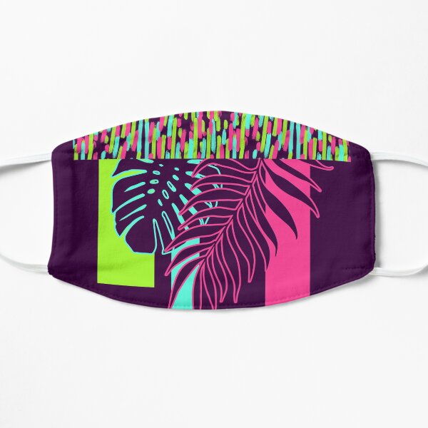 Neon Exotic #redbubble #tropical Mask
