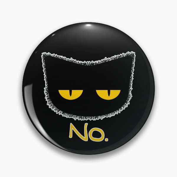 Item preview, Grumpy Pod the Cat: No. designed and sold by Cato Woodward.