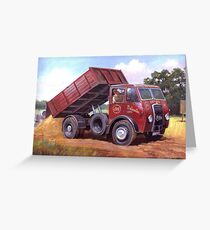 Foden DG tipper Greeting Card