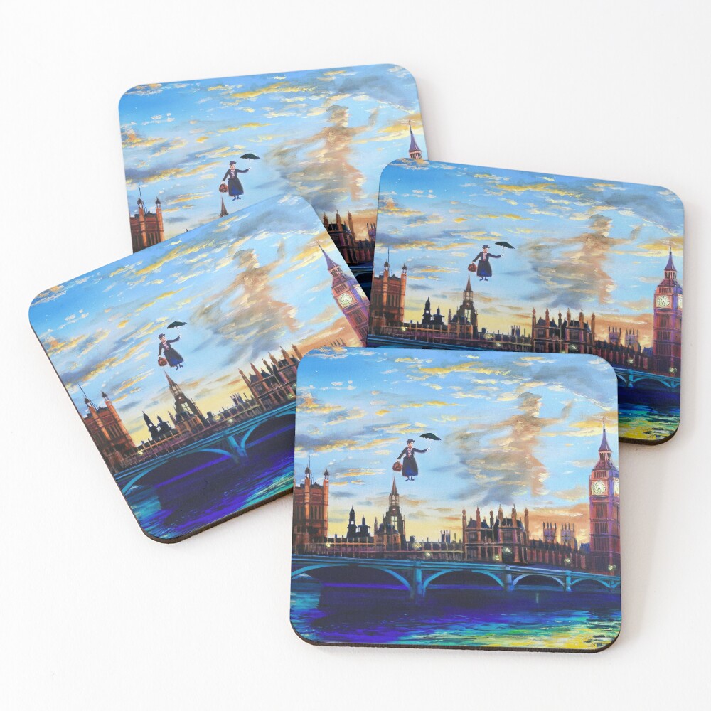 Mary Poppins returns to London Coasters (Set of 4)