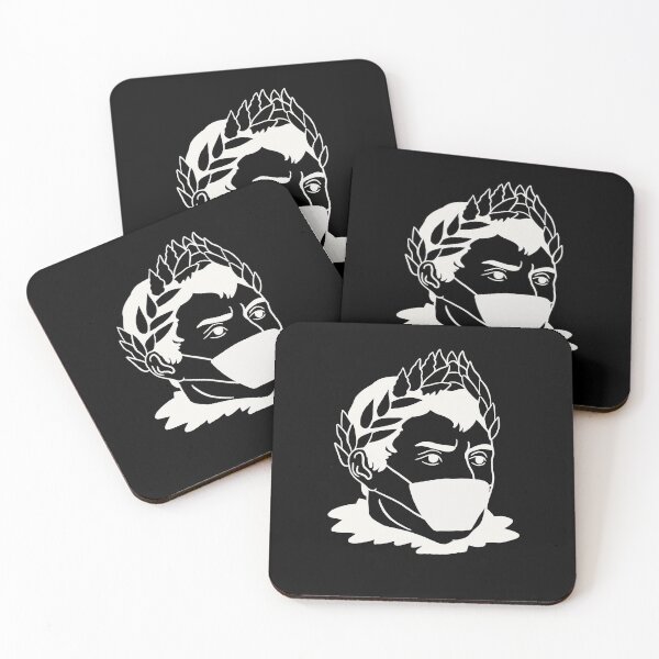 Item preview, Caesar In Face Mask - Social Distancing Quarantine Drawing designed and sold by isstgeschichte.