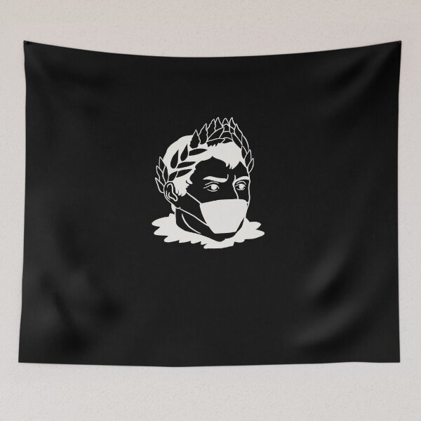Item preview, Caesar In Face Mask - Social Distancing Quarantine Drawing designed and sold by isstgeschichte.