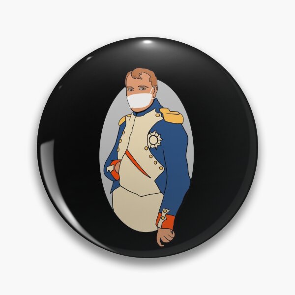 Item preview, Napoleon In Face Mask - Social Distancing Quarantine Drawing designed and sold by isstgeschichte.