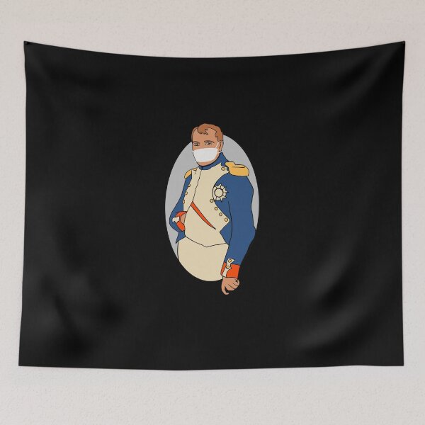 Item preview, Napoleon In Face Mask - Social Distancing Quarantine Drawing designed and sold by isstgeschichte.