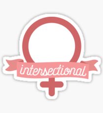 Intersectional Feminist Banner Sticker