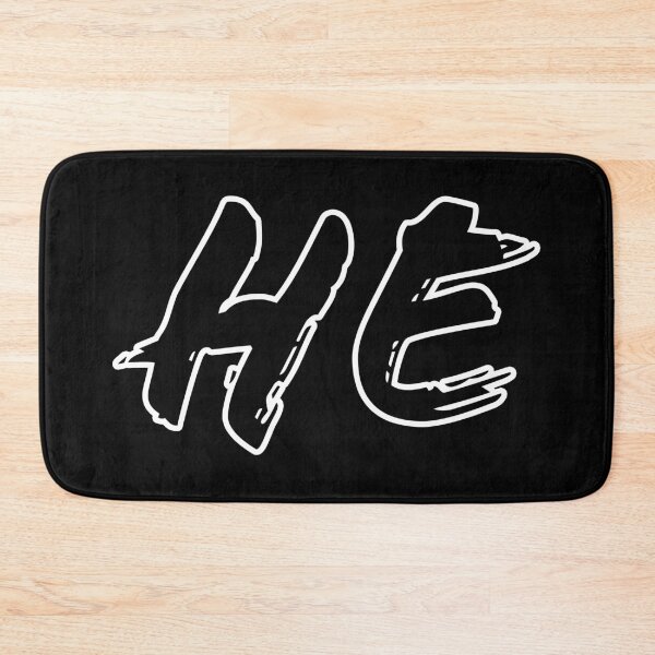 Item preview, HE pronoun brush style obvious hint designed and sold by Cato Woodward.