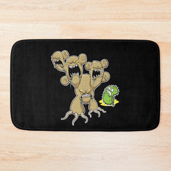 Item preview, Ginger root monster scaring germ bacteria virus designed and sold by jonmlam.