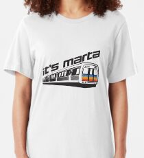 It's MARTA! Slim Fit T-Shirt