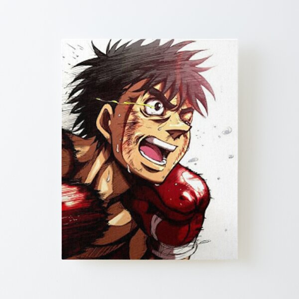 Angry Takamura Boxer Mounted Print by LarcherNoel in 2023