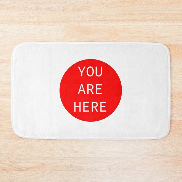 Item preview, You Are Here Tourist Map Icon Travel designed and sold by WibbleDesign.
