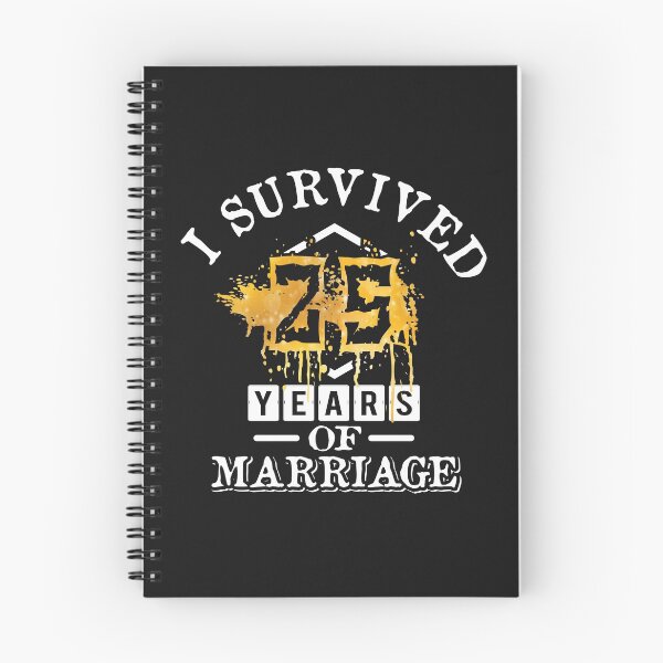 Item preview, I survived 25 years of marriage! designed and sold by Cutebutfunny.