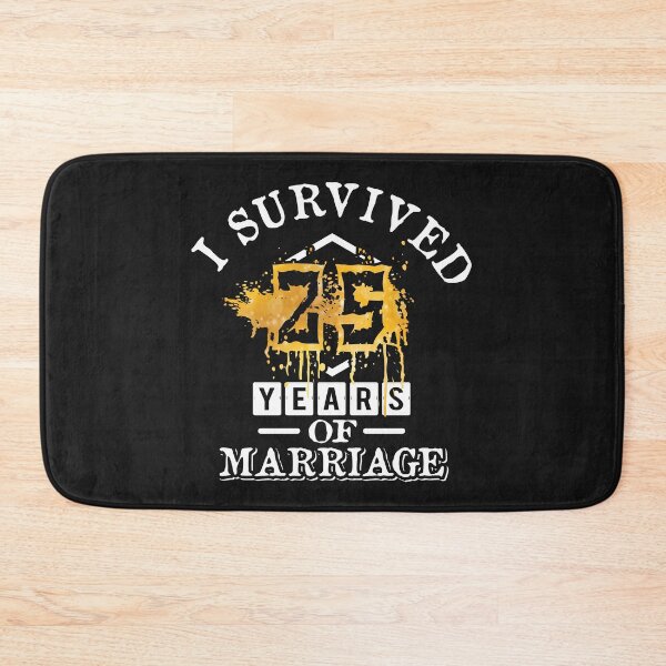 Item preview, I survived 25 years of marriage! designed and sold by Cutebutfunny.