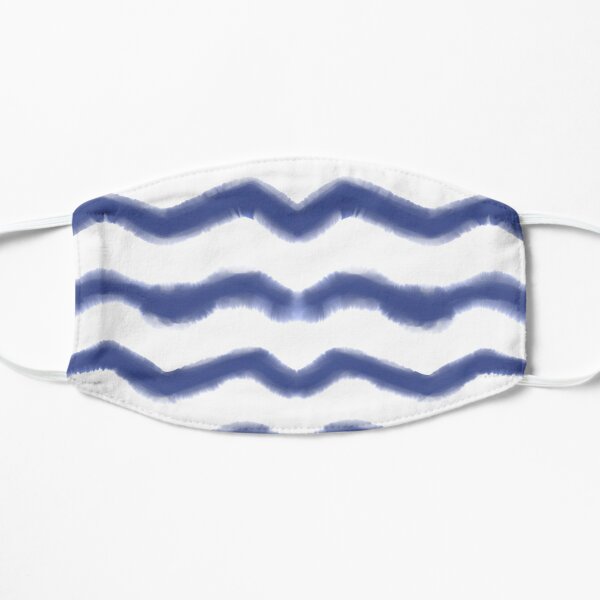 Shibori Waves #redbubble #shibori Mask
