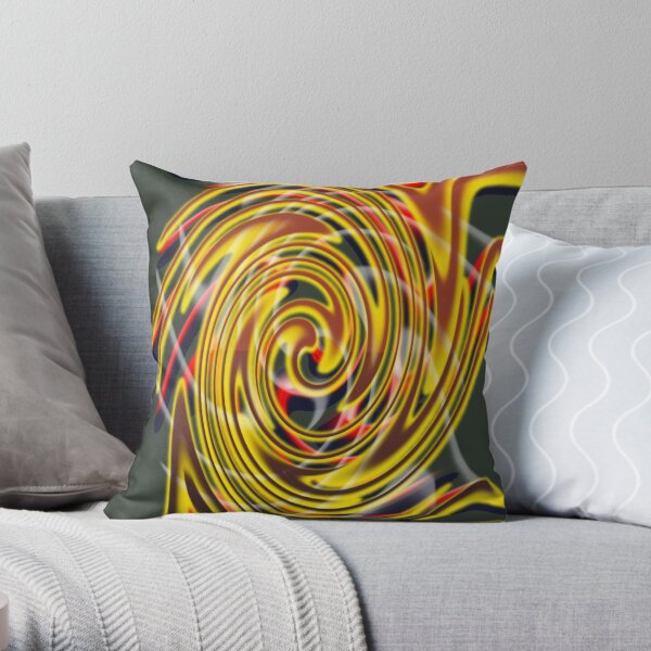 The whirl of life, w5.2c Throw Pillow
