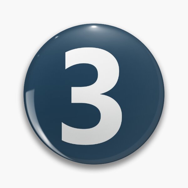 Item preview, Number 3 designed and sold by FootballArcade.
