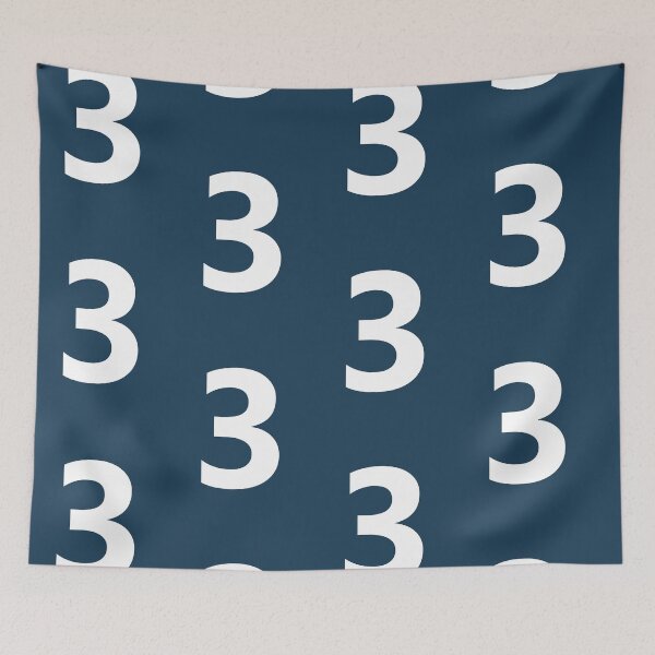 Item preview, Number 3 designed and sold by FootballArcade.