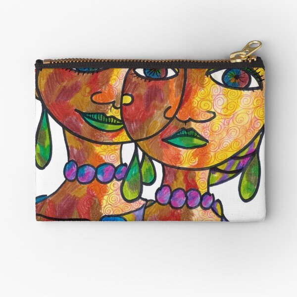 Twins and loving it Zipper Pouch
