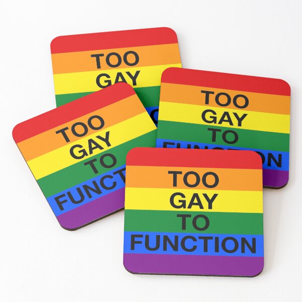 Item preview, Too Gay To Function designed and sold by pikafelix.