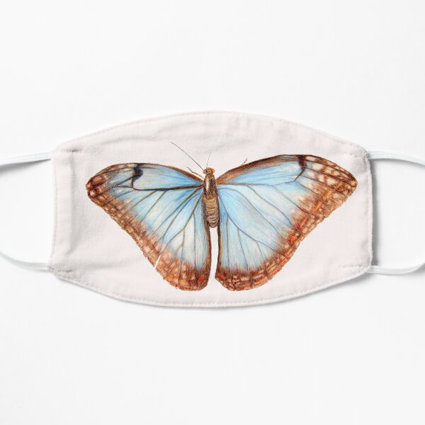 Blaue Morphofalter Maske