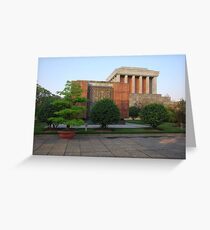 Side view of Ho Chi Minh's Mausoleum Greeting Card