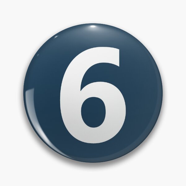 Item preview, Number 6 designed and sold by FootballArcade.