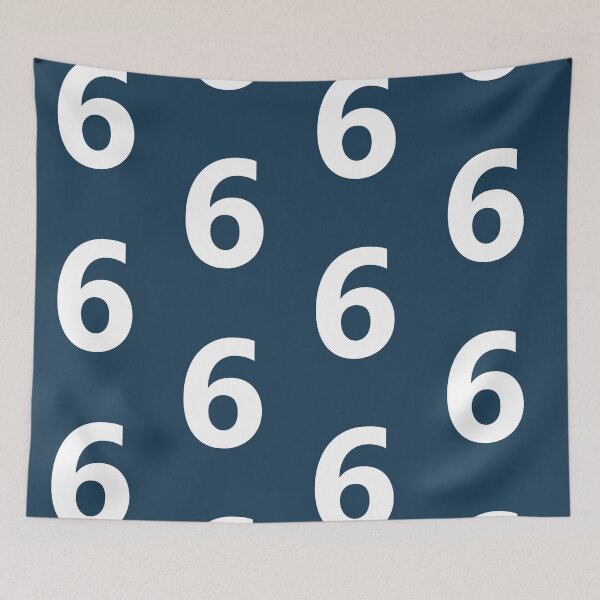 Item preview, Number 6 designed and sold by FootballArcade.